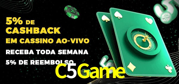 Promoções do cassino ao Vivo C5Game